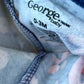 Floral Indigo Pants (With tags) / 0-3m