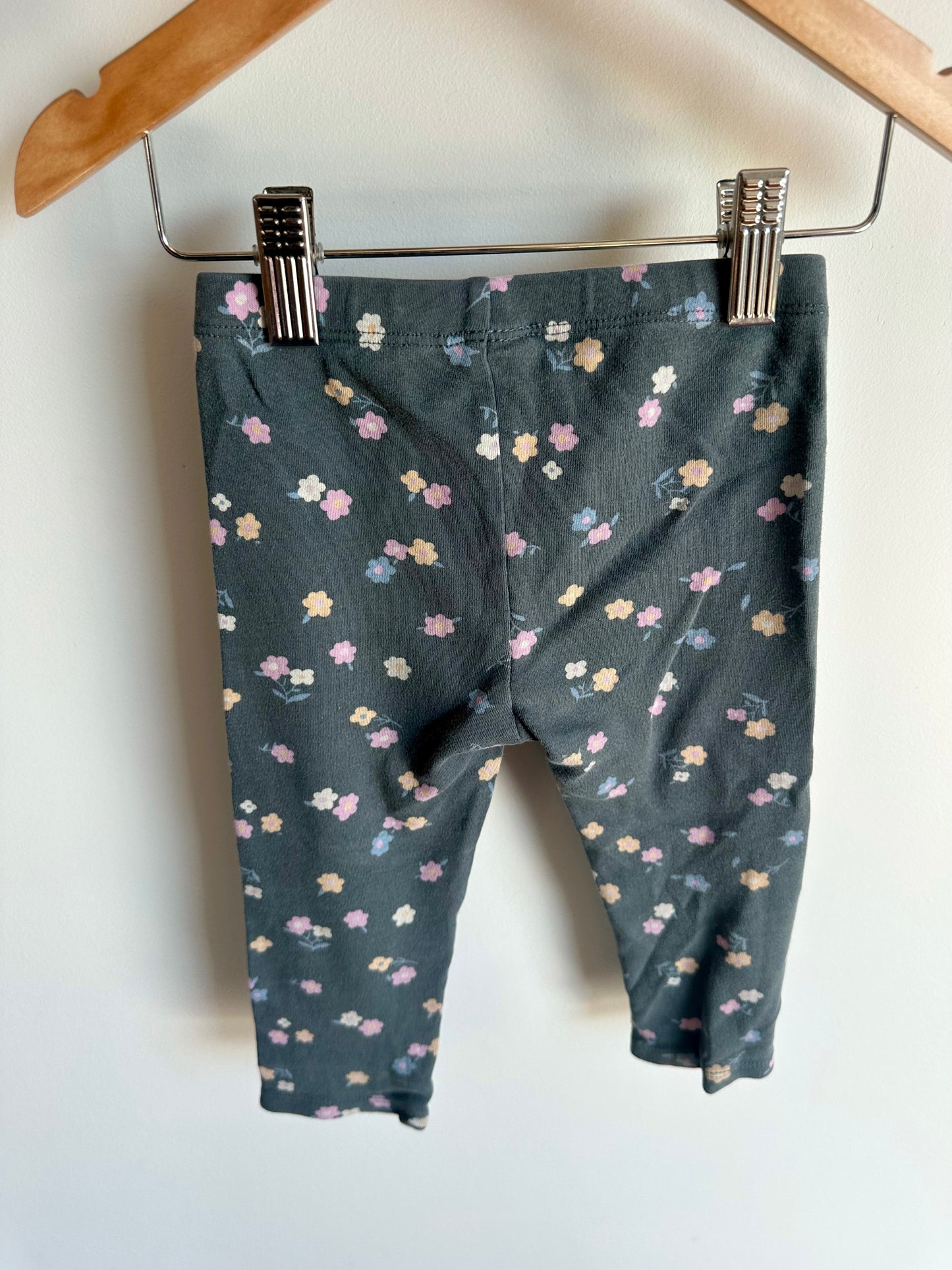 Floral Charcoal Leggings / 24m