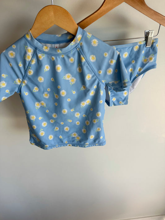 Blue Daisy Swim Set / 5 years