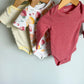 Fruit, Yellow, Waffle Bodysuits (2) / 6-12m