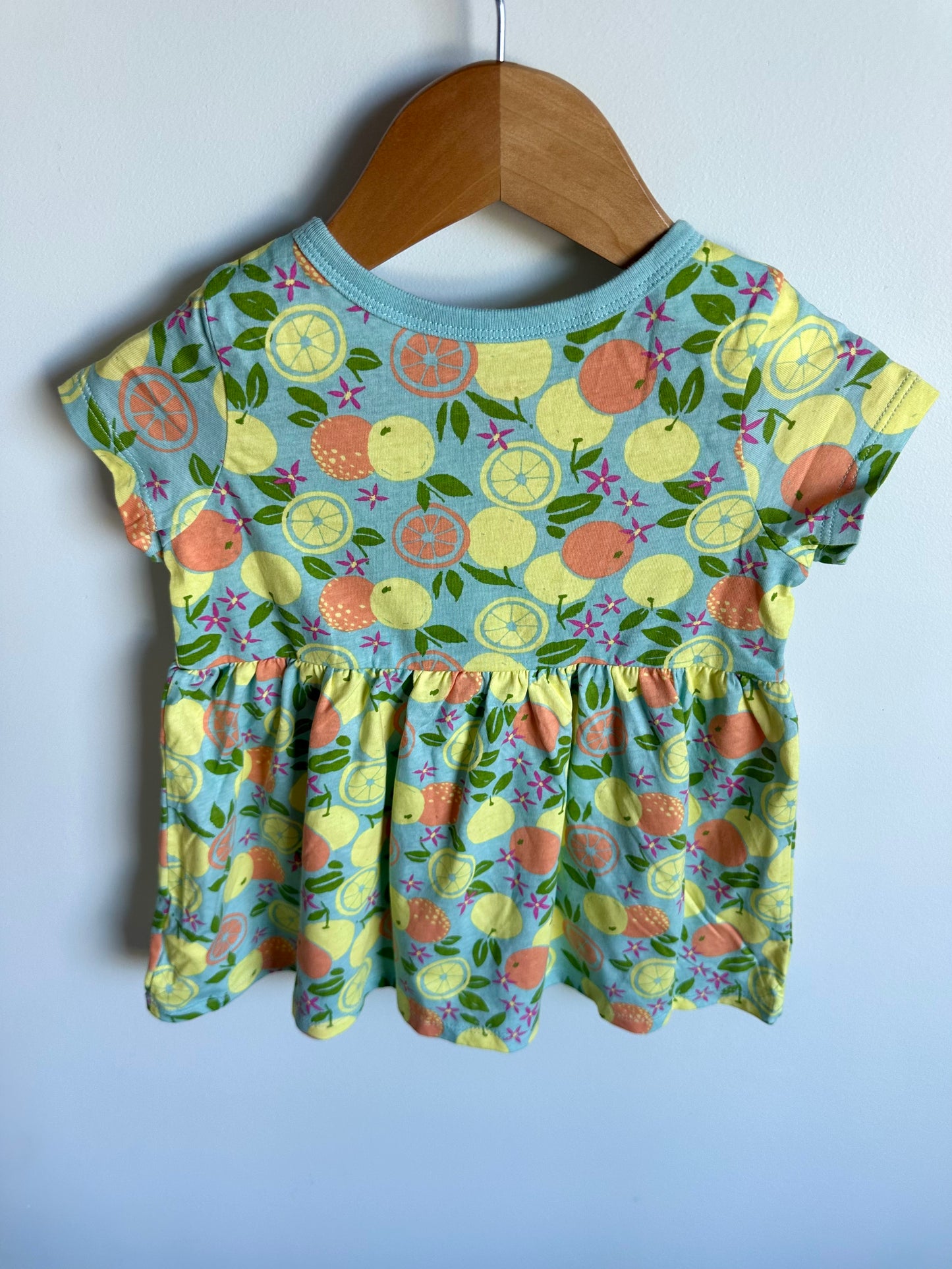 Citrus Dress with Bow / 12-18m