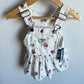 White Floral OshKosh Dress (With Tags) / 6m