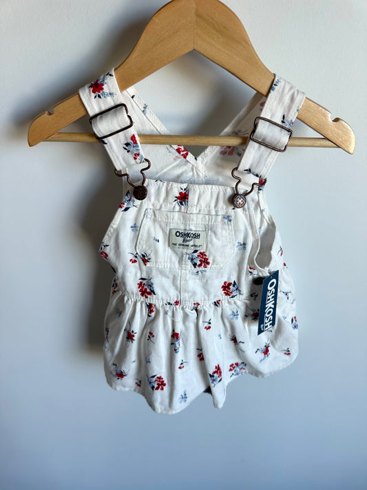 White Floral OshKosh Dress (With Tags) / 6m