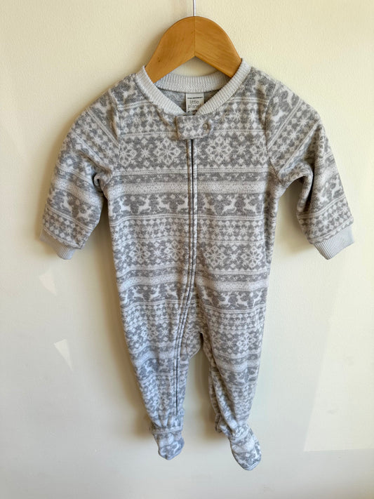 Grey Snowflake Sleeper / 12m