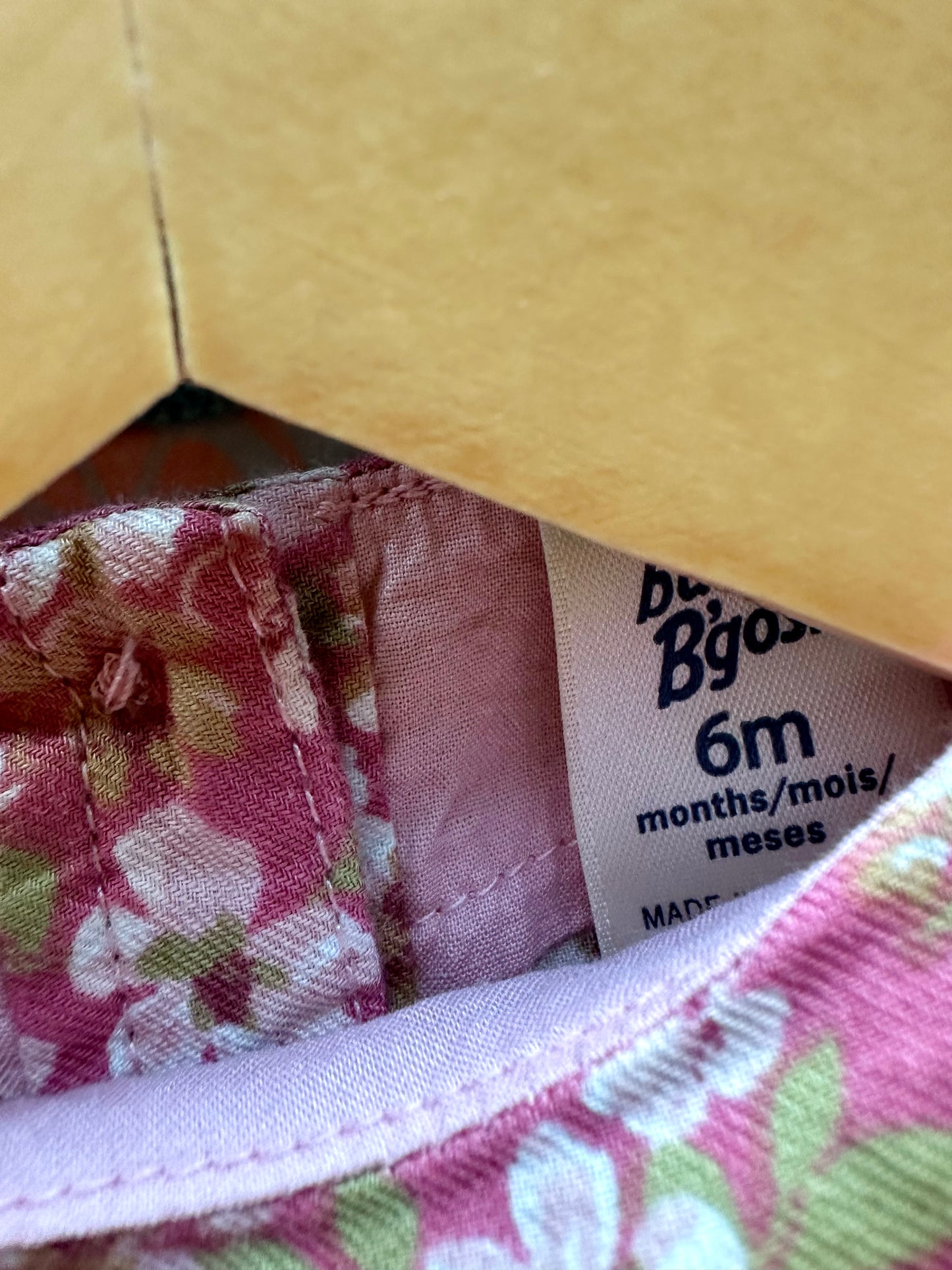 Pink Floral Jumpsuit  / 6m
