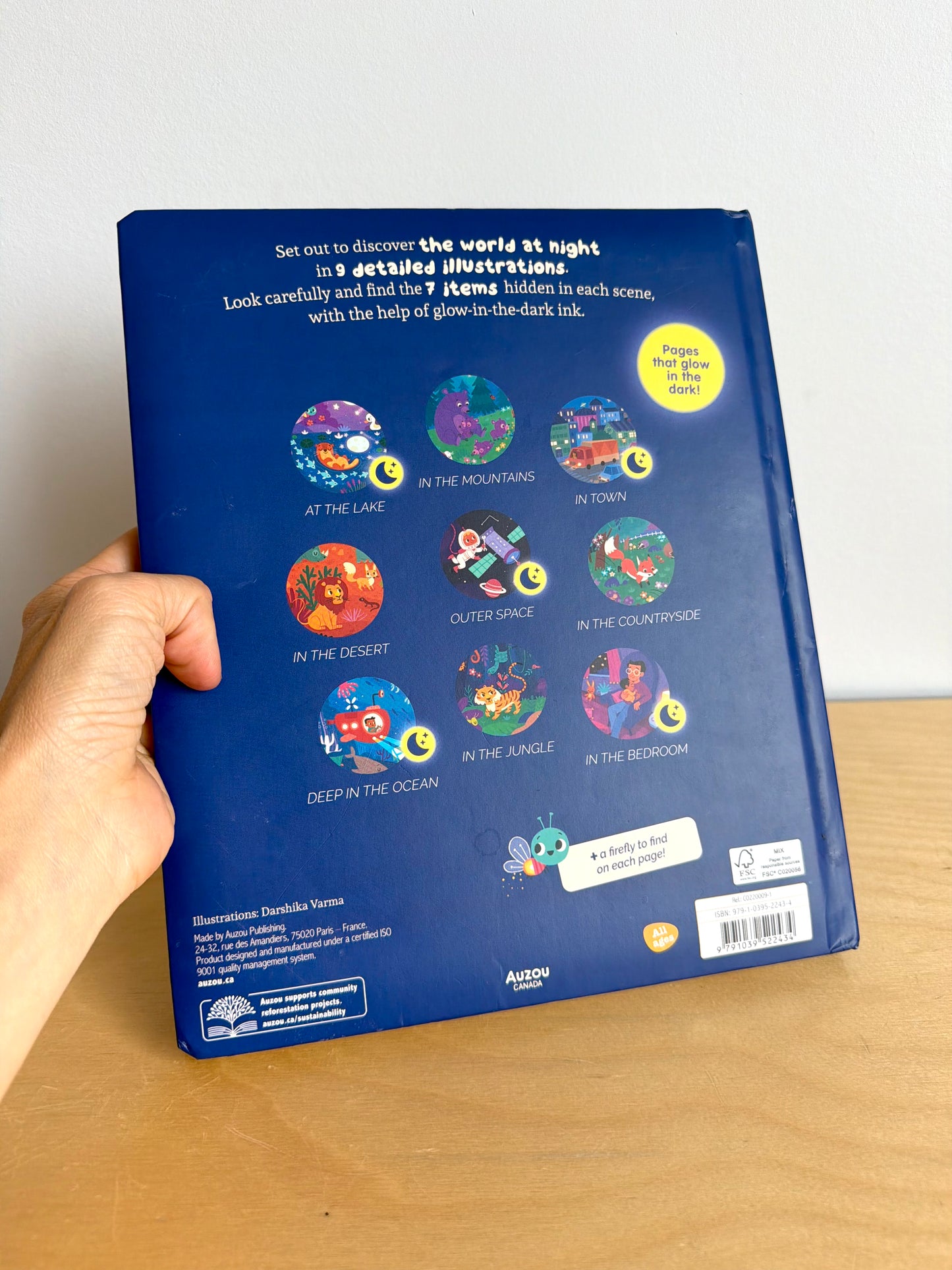 Seek + Find Glow in the Dark Board Book (No Shipping) / 1-4 years