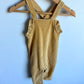 Yellow Rib Overalls / 3-6m