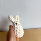 Cream Crochet Bunny