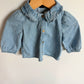 Chambray Collared Top / 6-12m