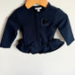 Flower Peplum Snap Top / 9-12m