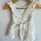 White Eyelet Dress / 12m