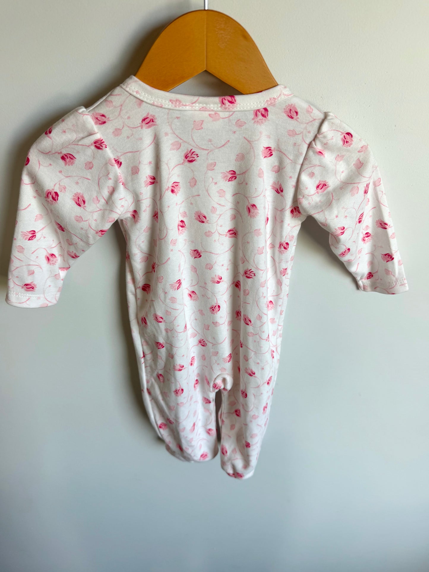 Flower Blush Tulle Sleeper / 0-3m