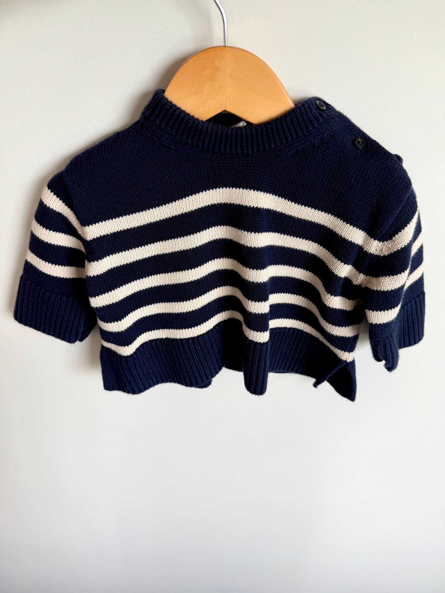 Gap Navy Striped Sweater / 6-12m