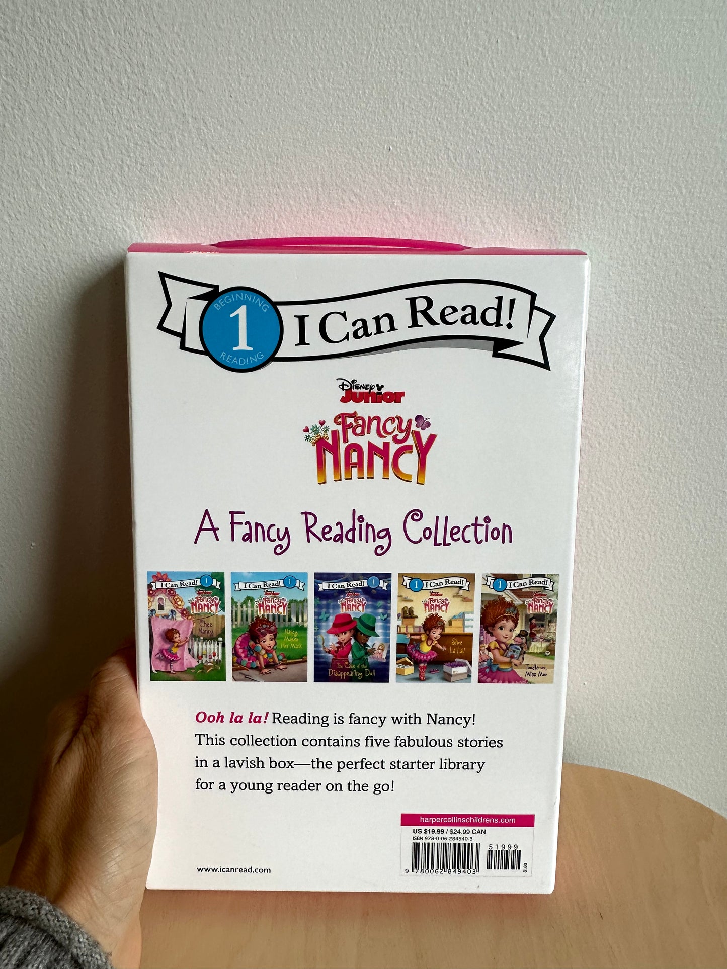 Fancy Nancy Reading Level 1 Book Set (5) / 4-6 years