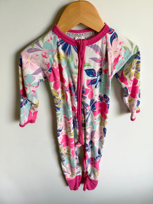 Bonds Colorful Tropical Flower Sleeper / 18-24m