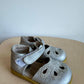 Silver Leather Sandals / Size 4 Toddler Footwear