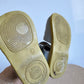 Silver Leather Sandals / Size 4 Toddler Footwear