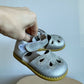 Silver Leather Sandals / Size 4 Toddler Footwear