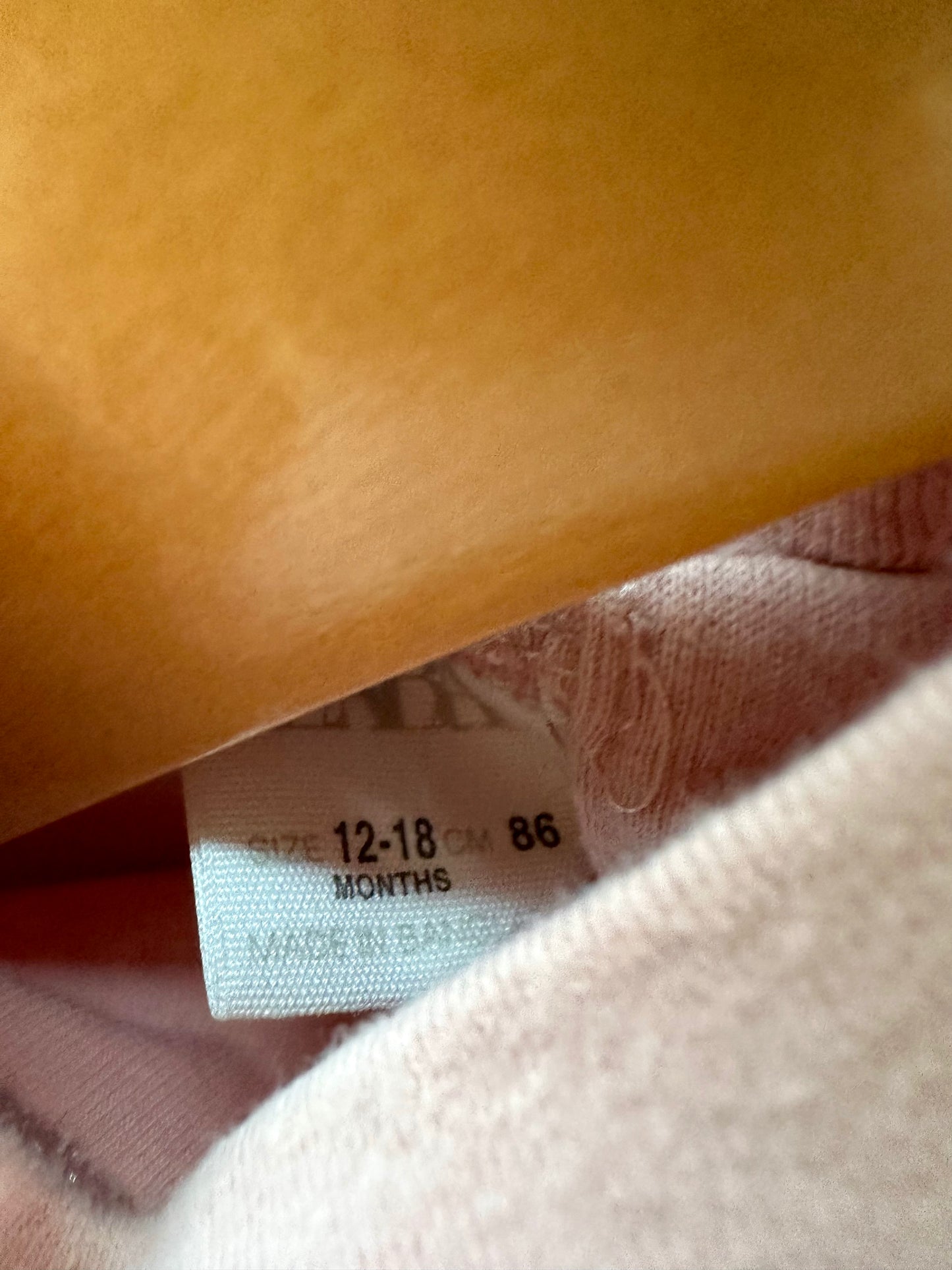 Zara Blush Turtle Neck Top / 12-18m