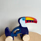 Push N Pull Wooden Bid + Little Toucan Toy (No Shipping)