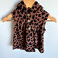 Animal Print Hood Vest / 12m