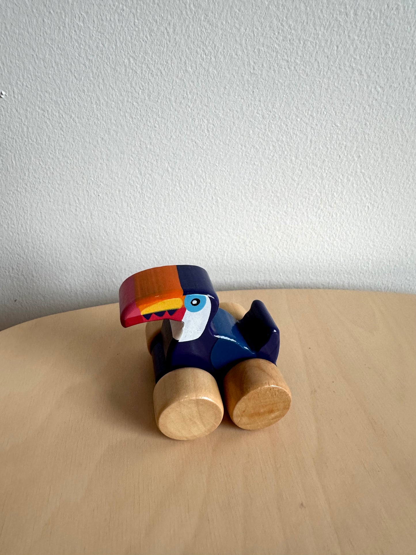 Push N Pull Wooden Bid + Little Toucan Toy (No Shipping)