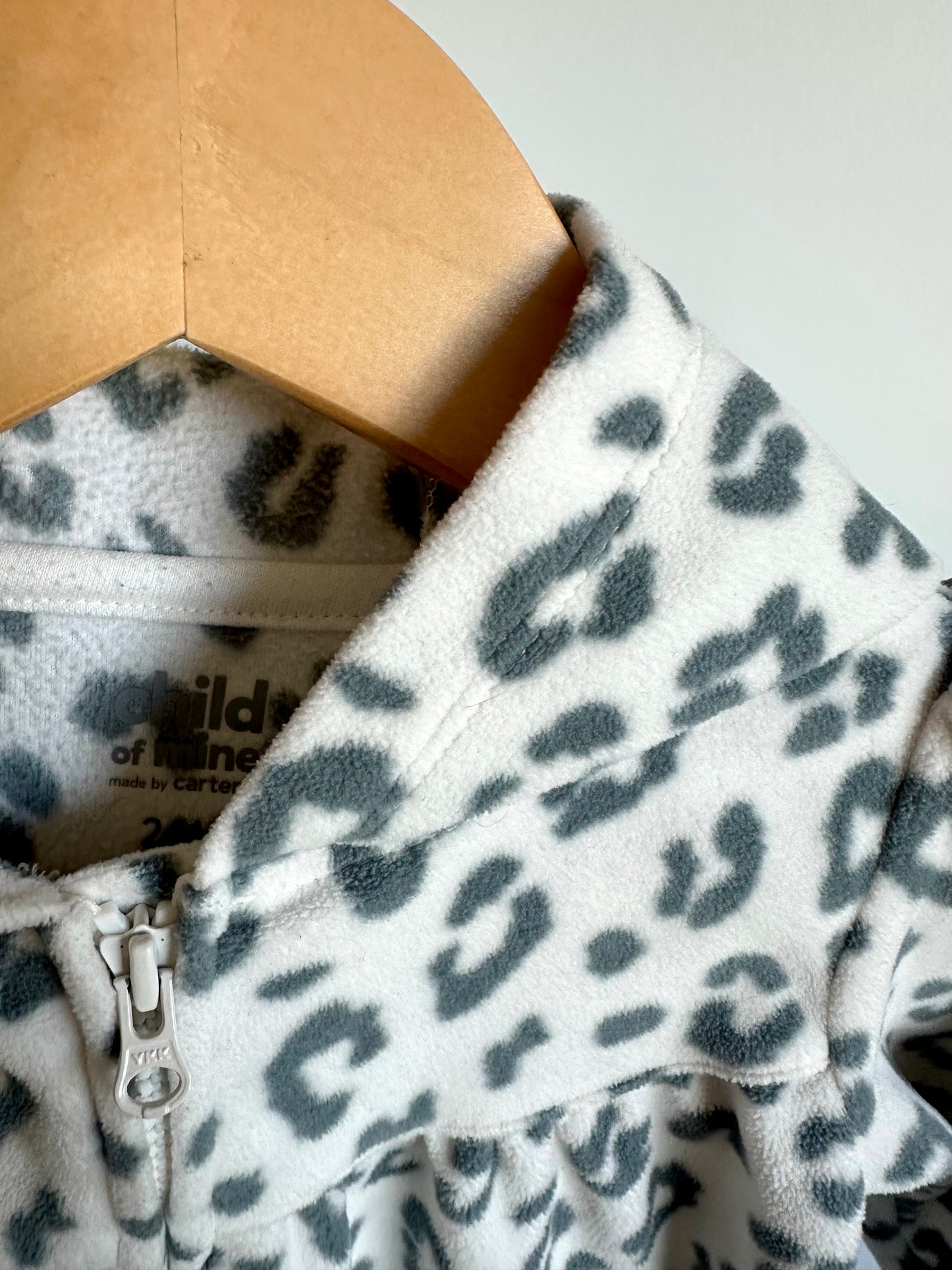 Cat Fleece Hood Jumpsuit / 24m