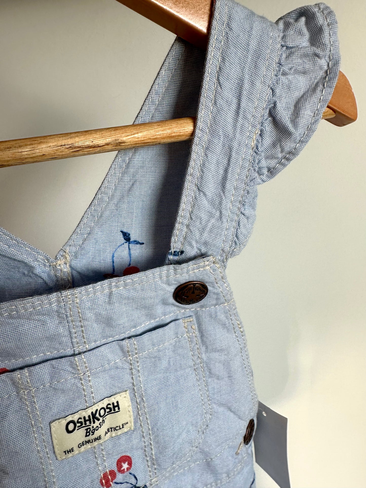 Cherry Overall Dress (With Tags)/ 2T