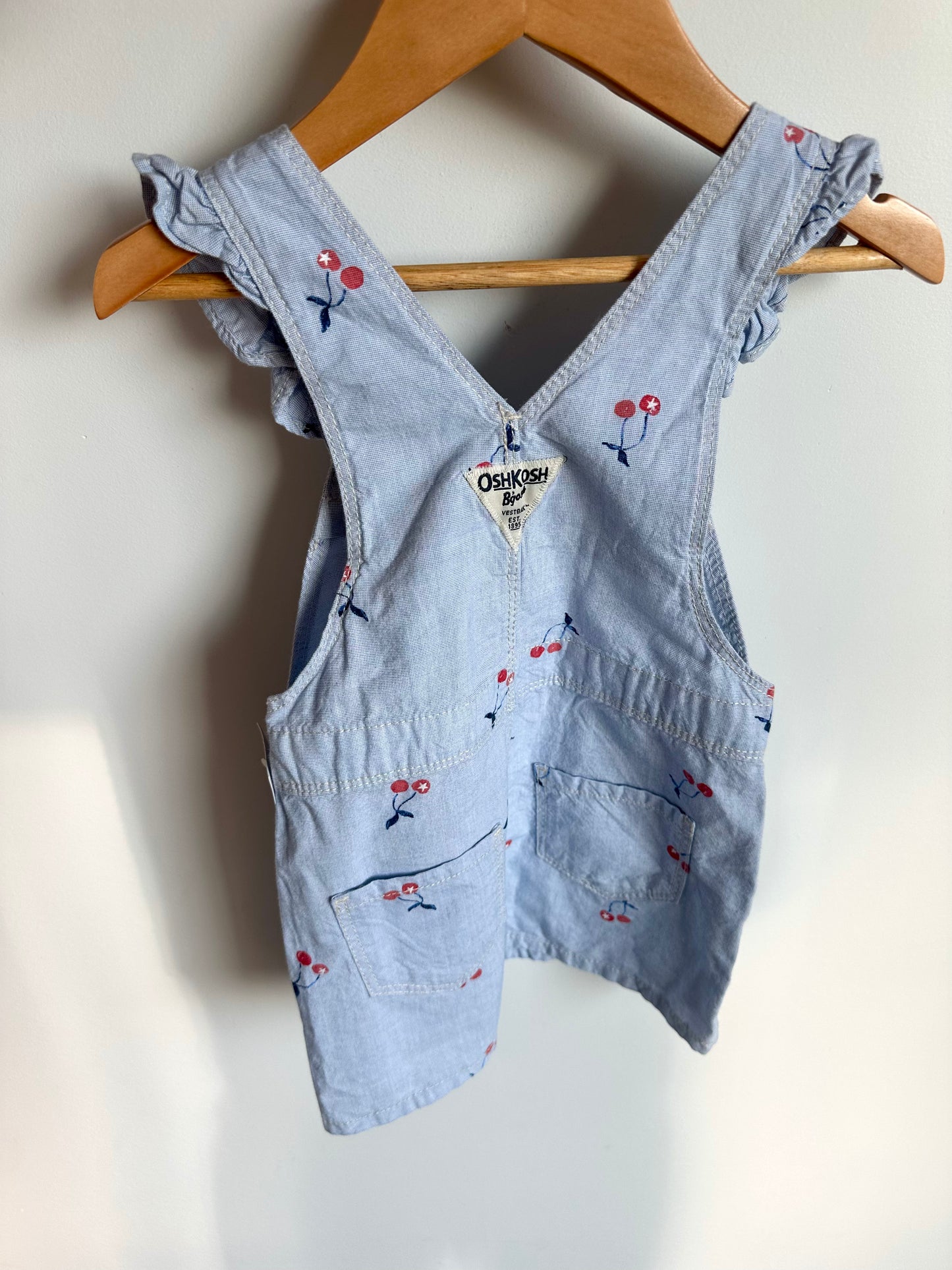 Cherry Overall Dress (With Tags)/ 2T