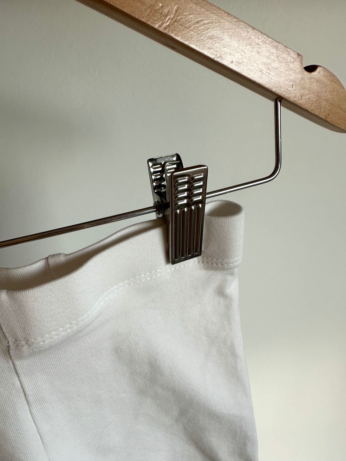 White Biker Shorts / 12-18m