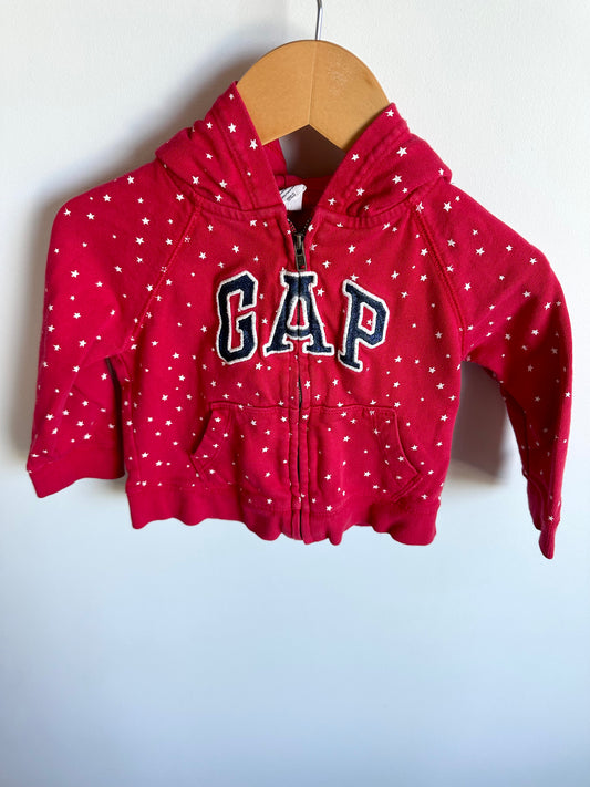Gap Star Red Hoodie / 18-24m