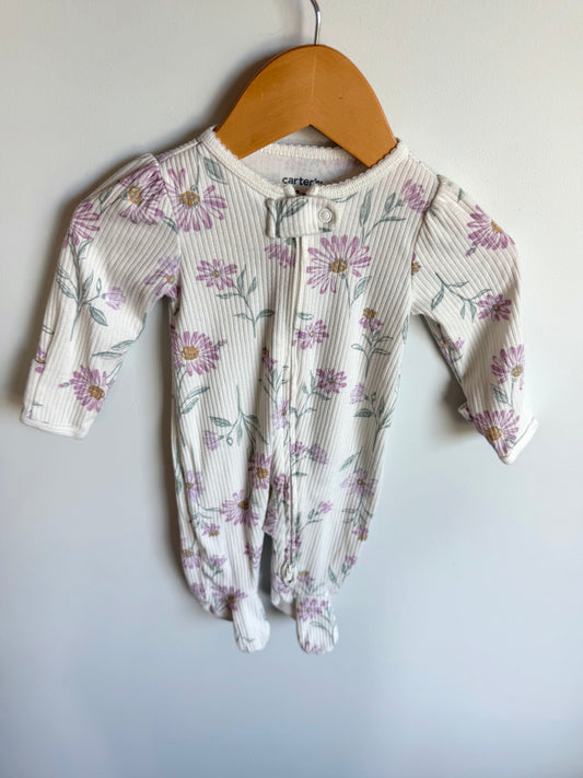 White Purple Flower Sleeper / 3m