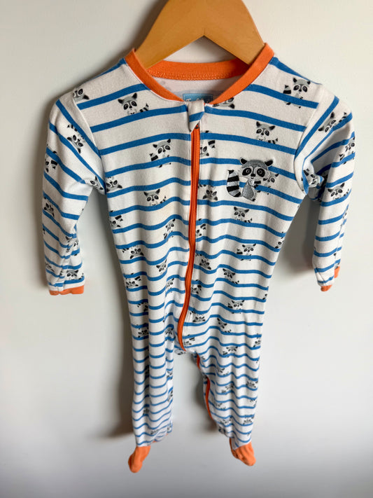 Racoon Striped Sleeper / 24m