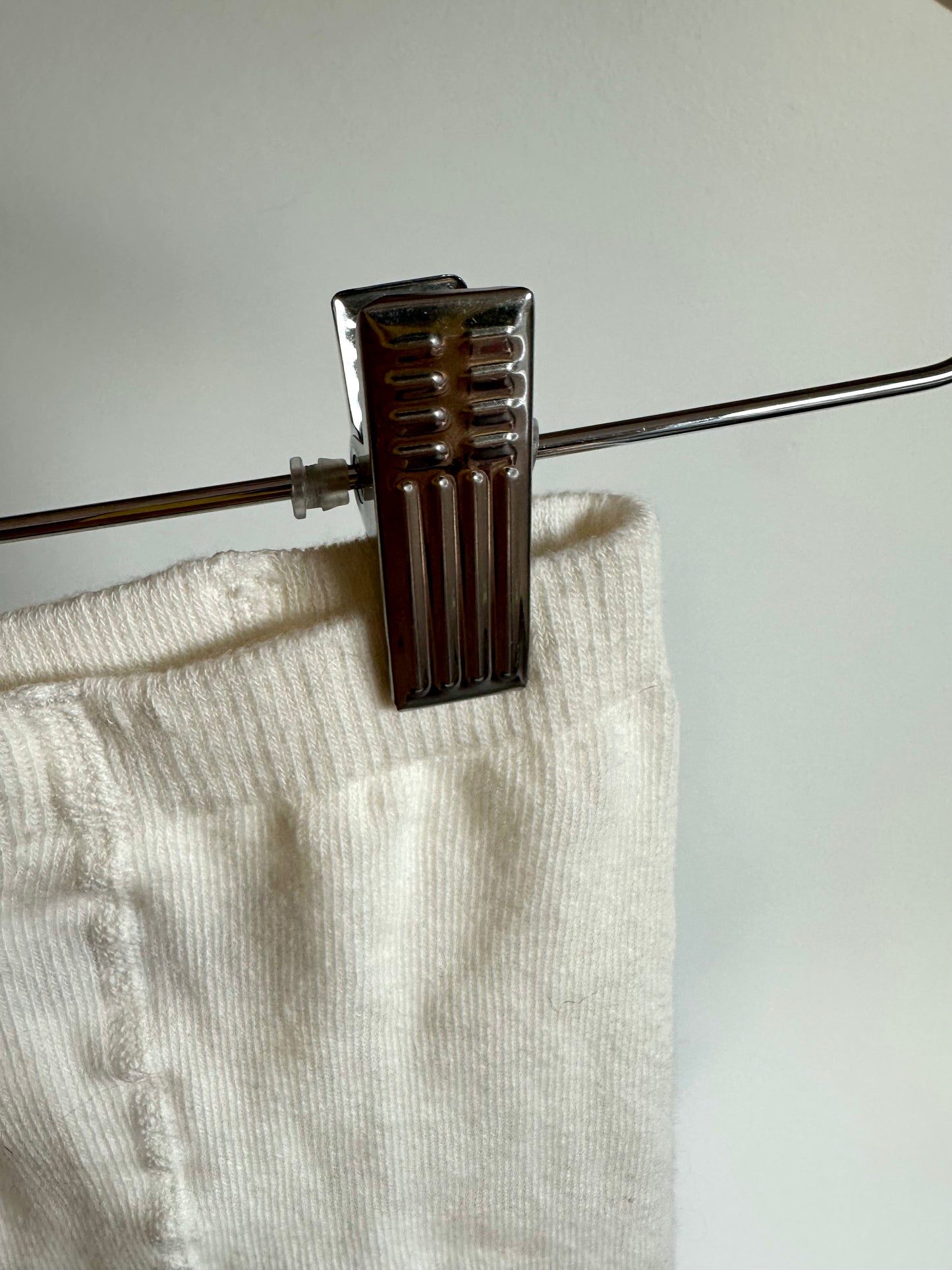 White Footed Tights / 6-12m