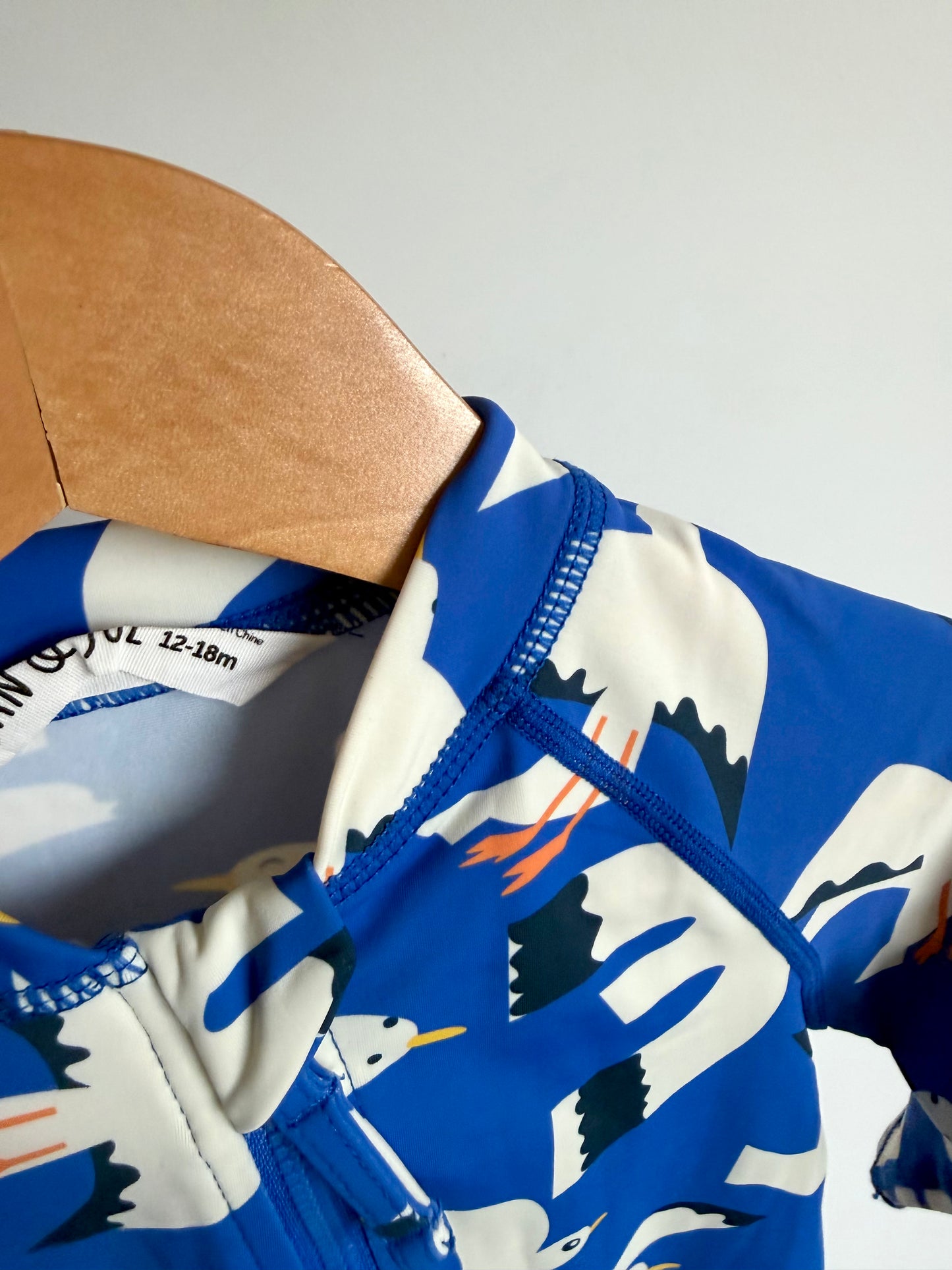 Jan + Jul Sea Gull Swimsuit / 12-18m