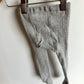 Grey Ribbed Fotted Tights / 12m?