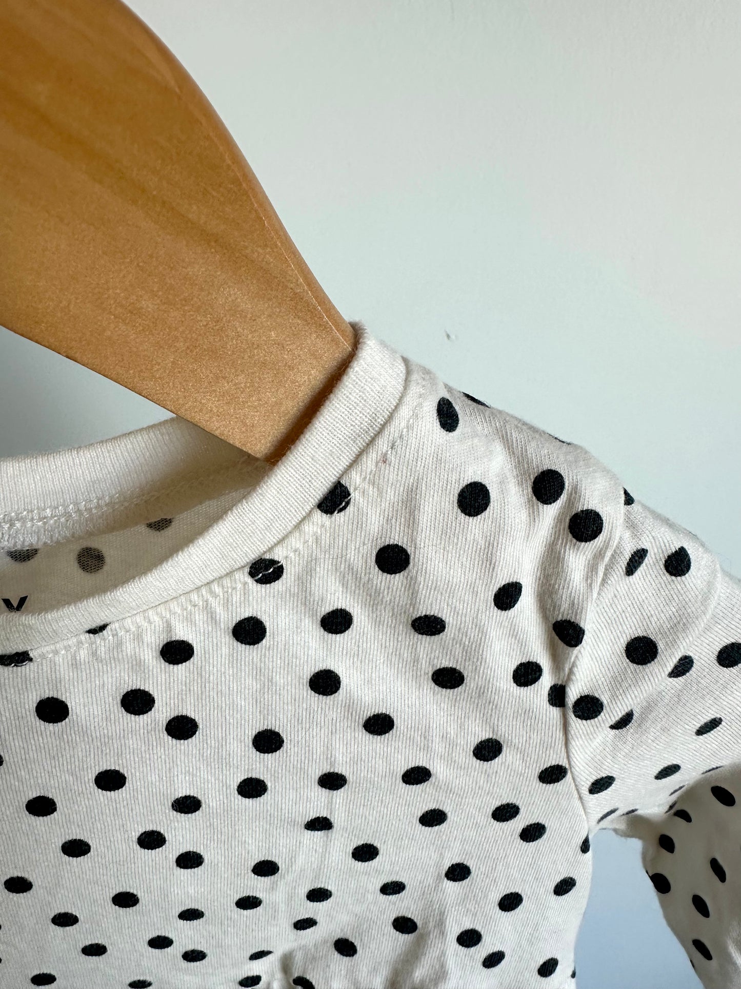 Polka Dot Long Sleeve Dress / 18-24m