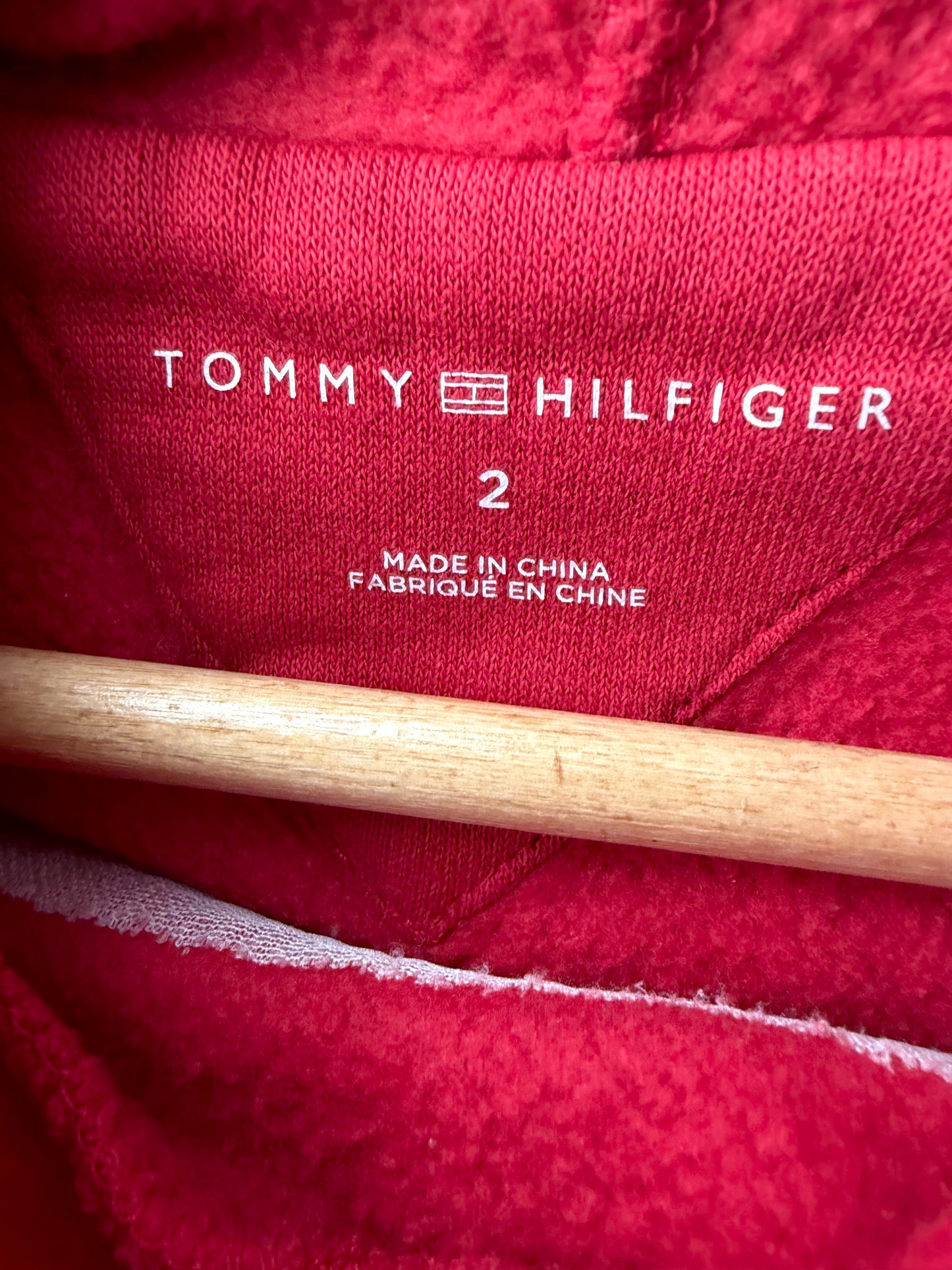 Tommy Red Hoodie / 2T
