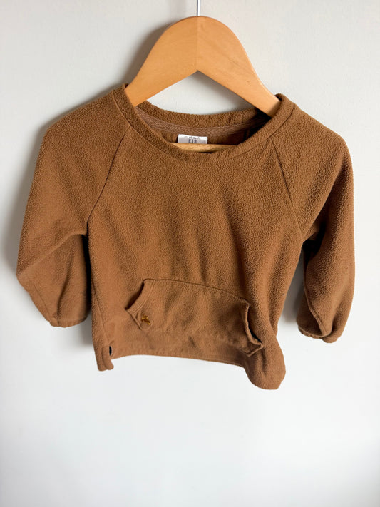 Tan Pocket Sweater / 2T