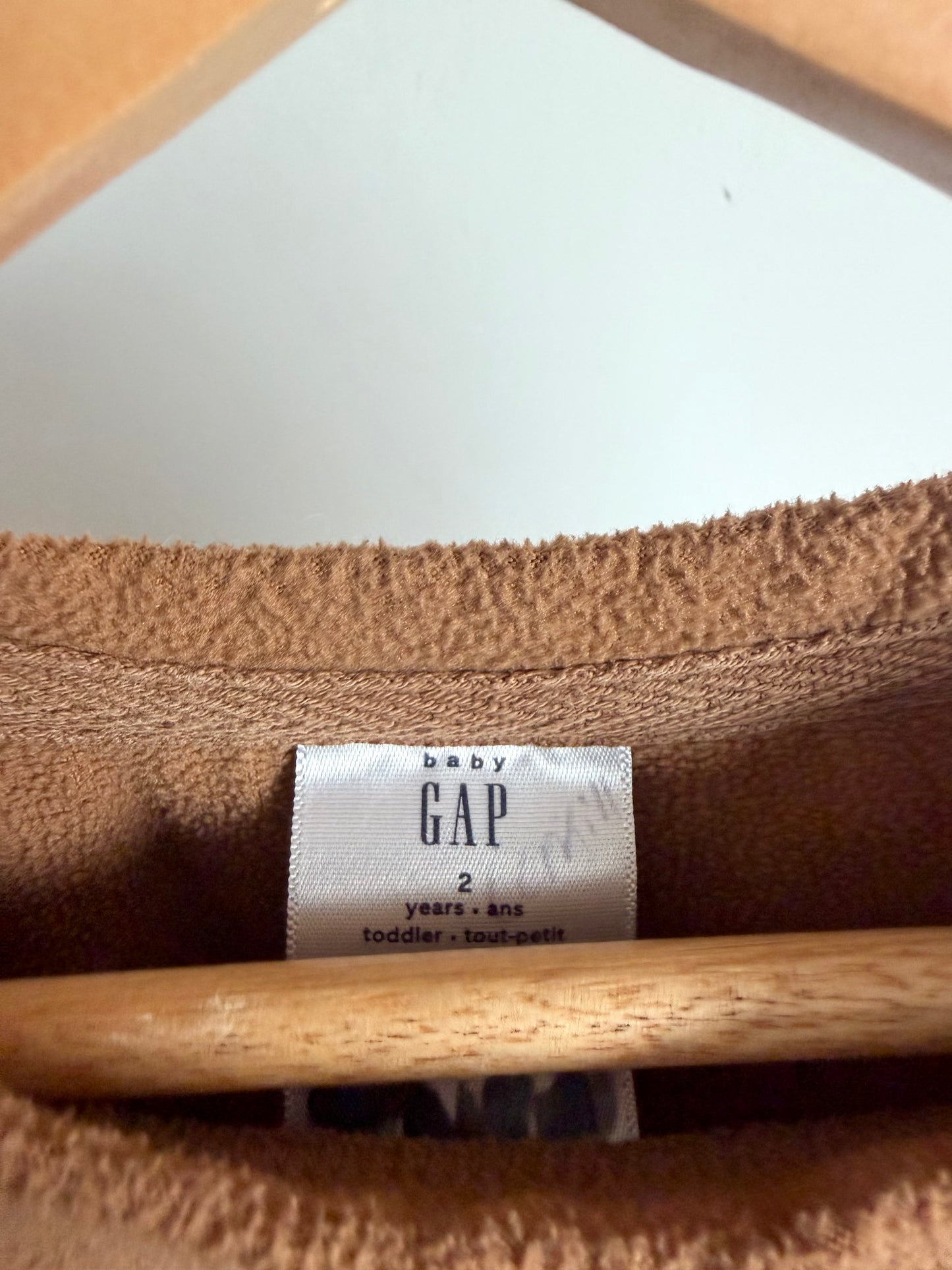 Tan Pocket Sweater / 2T