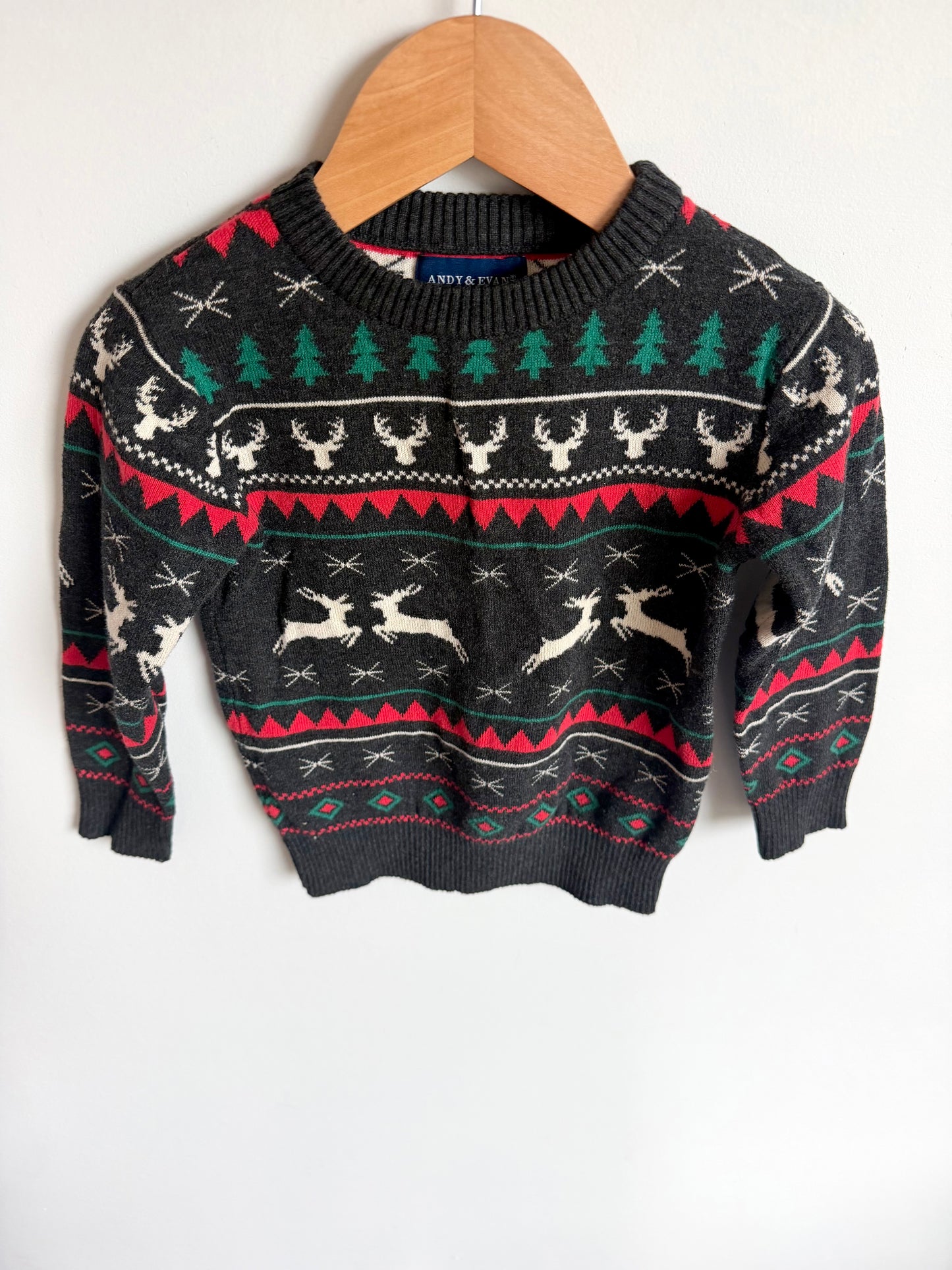 Christmas Deer Sweater / 2T