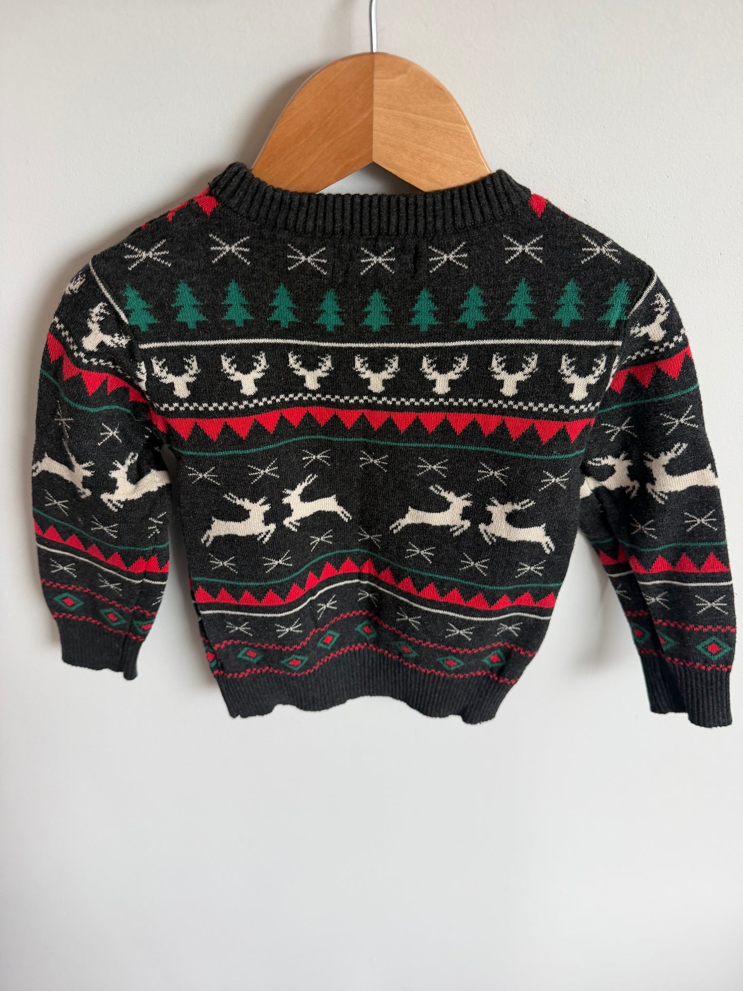 Christmas Deer Sweater / 2T
