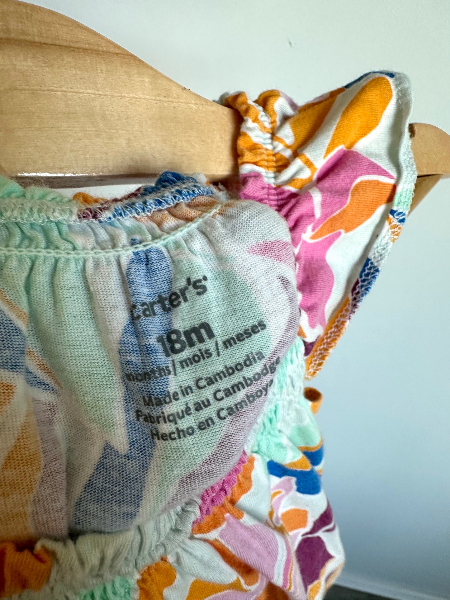Tropcial Colorful Romper / 18m