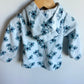 Blue Floral Pull Over Hoodie / 18m