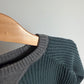 Waffle Teal Sweater / 2T