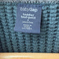 Waffle Teal Sweater / 2T