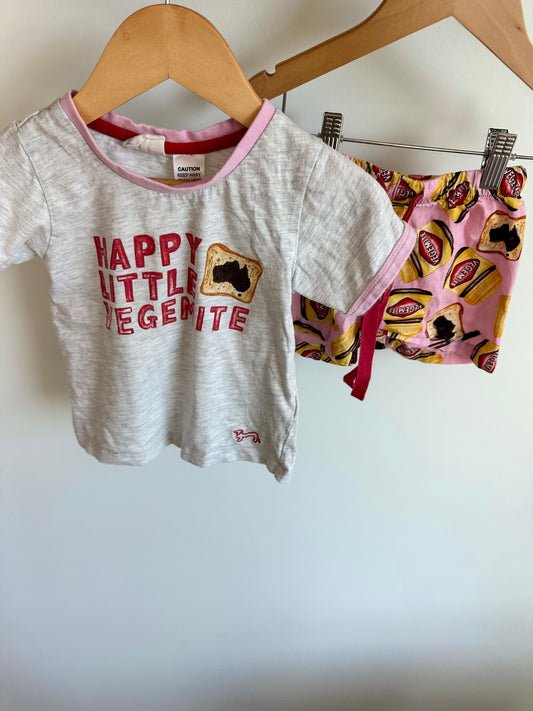 Happy Little Vegemite PJ Set / 2T