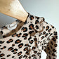 Animal Print Long Sleeve Dress / 9-12m