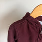 Marooon Zipper Hoodie / 2T