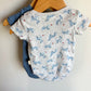 Blue Dog Bodysuits (2) / 3-6m